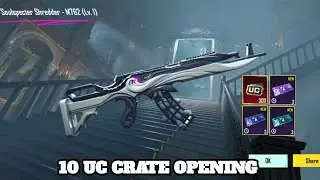 BEST TRICK 😱 BGMI SOULSPECTER SHREDDER M762 CRATE OPENING | 10 UC CRATE OPENING IN BGMI/PUBG MOBILE