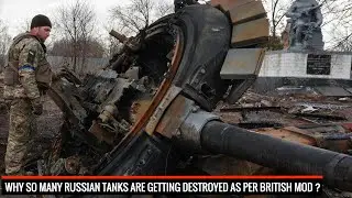 British MOD point to specific reason for Russian Tank loss in #Ukraine !