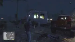 GTA5 Trevor plant sticky bombs on the trailers