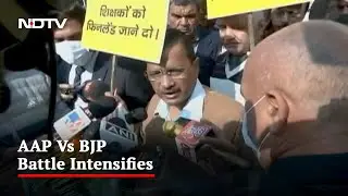 Arvind Kejriwal's March In Row With Centre Over Teachers' Finland Trip