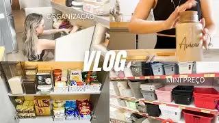 Organizando armário da cozinha e geladeira pra semana!