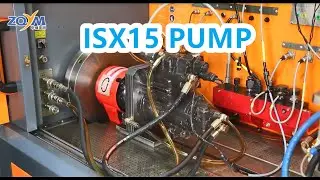 Cummins ISX15 pump testing on ZQYM Test Bench.- ZQYM.
