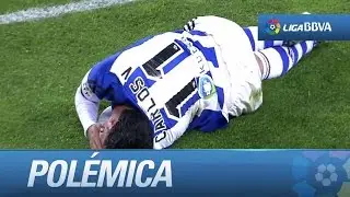 Polémica: codazo de Mandzukic a Vela al borde del área