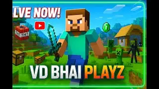 Minecraft LIVE: I SURVIVED 100 DAYS! (Survival Grind) 💎 VD Bhai Shorts #minecraft