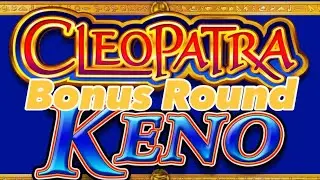 Bonus rounds, playing Cleopatra, Keno. Turn $20 in to ￼$200 #casino #keno #hardrockcasino #new #slot