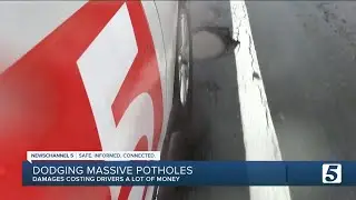 Massive potholes costing Nashville drivers a lot of money