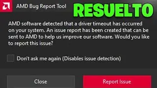 AMD Software Detecto que caduc&oacute; el tiempo de espera del controlador en tu sistema - Solucion✅