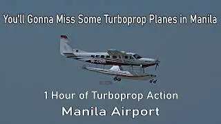 Turboprop in Action! Manila Airport Philippines