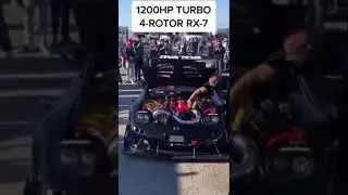 1200 HP 4-ROTOR RX-7 INSANE V8 ENGINE SOUND