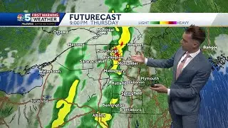Tracking a couple rounds of rain and storms (9-4-25)