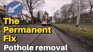 Смотрите видео, где JCB Pothole Pro устраняет повреждения на дороге + комментарии.