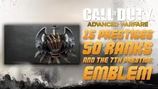 Call of Duty: Advanced Warfare - 15 PRESTIGES/50 LEVELS - 7TH PRESTIGE ICON SHOWN!