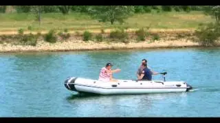 prova in acqua gommone 470 + motore elettrico 86lbs