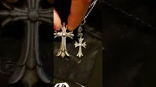 Chrome Hearts - Two pendants- Double Cross Pendant and Cross CH plus pendant