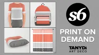 Minimal Design, Peach Orange, Coral & Grey, f7-2-1, Stripes, Plain, Straight Shapes, Print on Demand