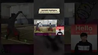 Paztahh highlights : quick tips fencing : อย่าแกว่งดาบกว้าง #fencing react #paztahh #shorts #กีฬา