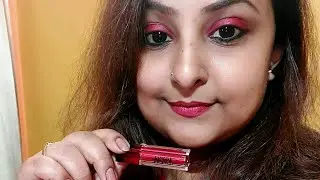 Nykaa Matte to last! Mini metallic lipstick and eyeshadow 🔴 Single Ladies ❤️