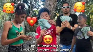 Hamithon Hijo de Millonario Regala Dinero y Se Vuelve Viral Navidad 😍