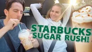 VLOGMAS DAY 6- TASTE TESTING STARBUCKS HOLIDAY BEVERAGES //  2020