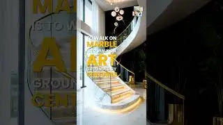 A marble floor is not walked upon. It is admired beneath every step.