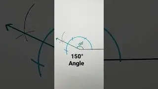 150 degree angle with compass | 50&deg; Angle