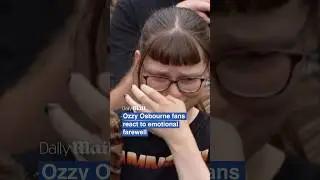 Emotional Ozzy Osbourne fans pay respect