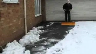Hand Snow Plough Demonstration