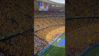Moment Emoționant ❤️🙌🏻 Imnul Rom&acirc;niei in fața a 62.000 de spectatori 🇷🇴🔥 HAI ROM&Acirc;NIA #shorts
