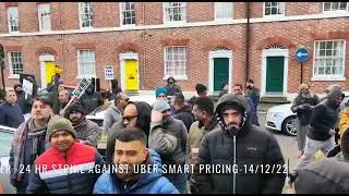 Leicester Uber Protest 2022: 24 Hour Strike Against Uber Smart Pricing