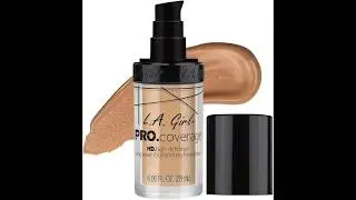 L.A. Girl Pro Coverage Liquid Foundation, Natural, 0.95 Fl Oz #lagirl #lagirlpro #lagirlfoundation