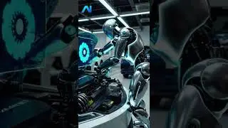 ROBOTS TAKE OVER Car Repair with AI Power in Advanced Garage! | #AI #Robotics #YouTubeShorts