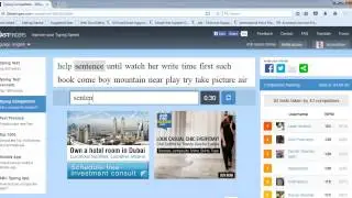 10FastFingers English Typing Competition - 88 WPM