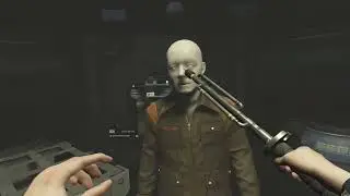 Alien Isolation GRAND Mother VR Mod - Taking Out a Clanker with the Stun Baton