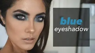 How to wear a POP of color or just blue eyeshadow.... | Melissa Alatorre