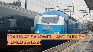 Trains at Sandwell And Dudley 25/10/24
