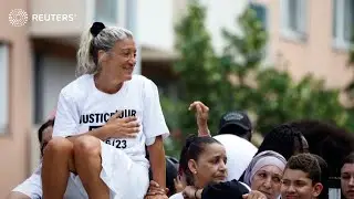 Mother of Nahel, teen shot dead by French police, leads march