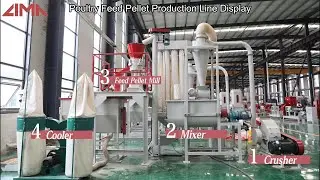 0.2-1TPH Poultry Feed Production Line | Chicken Feed Production Line | Cattle Feed Pellet Plant