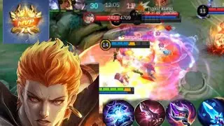 Valir 100% annoying | No death+no return to the base | Insane magic lifesteal build | mobilelegends~