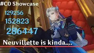 Neuvillette is kinda.... | C0 Neuvillette Showcase | Genshin Impact
