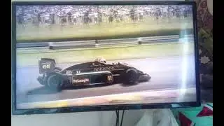 Mario Andretti wins the 1980s Classic Brands Hatch GP