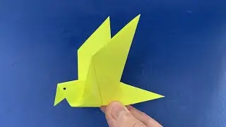 Uccello di Origami | Come realizzare un uccellino sbattente di carta