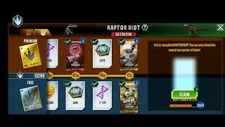 Opening 5 Raptor Riot Packs | JW The Game | #9