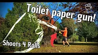 Leaf Blower Toilet Paper Gun