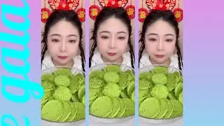 MATCHA ICE CHIPS || CRUNCHY ICE SOUNDS || THIN ICE || ASMR EATING