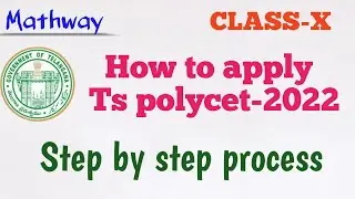 TS POLYCET - 2022. HOW TO APPLY? STEP BY STEP PROCESS