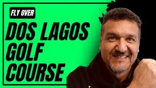Fly Over Dos Lagos Golf Course - golf shot hits expensive house! (dos lagos golf course)