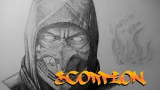 SCORPION (Mortal Kombat X) - #DESENHA