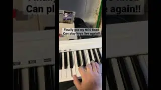 Finally got my NES fixed! #nintendo #chiptune #mario #livemusic # keyboard #retro
