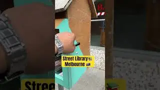 Street Library📚 Australia🇦🇺 #streetLibrary #booklover #books #streetbook #melbourne #australia
