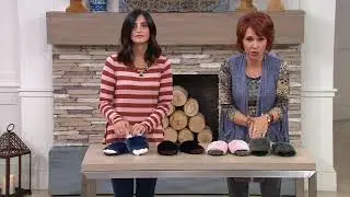 Lori Goldstein Collection Faux Fur Slides on QVC